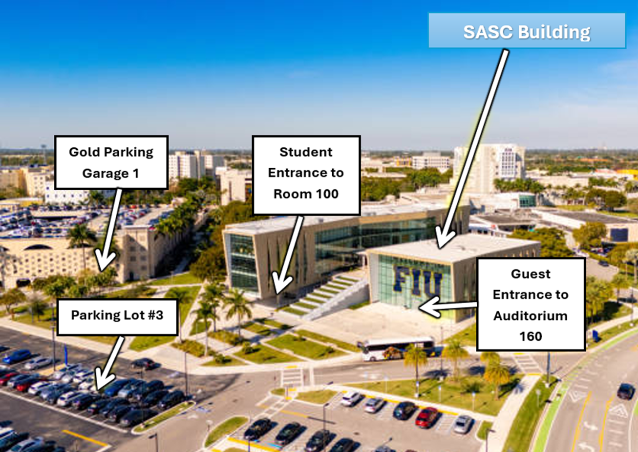 Instructions to enter SASC Building.
