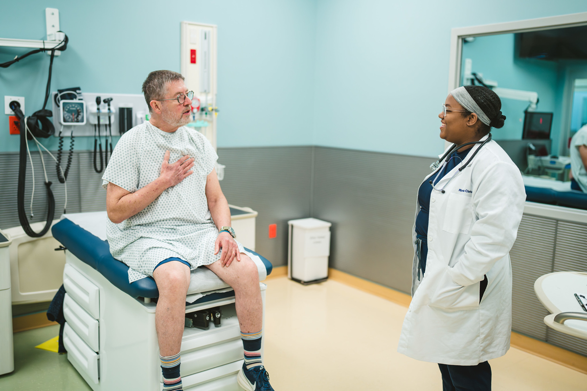 Take the lead in diagnosing and treating patients as a future nurse practitioner.