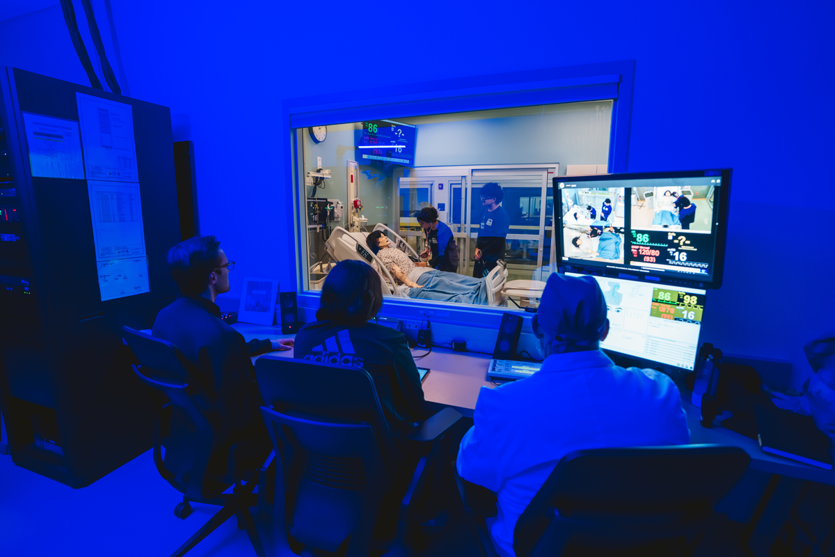 Simulation experiences are managed from dedicated control rooms using advanced audiovisual technology. 
