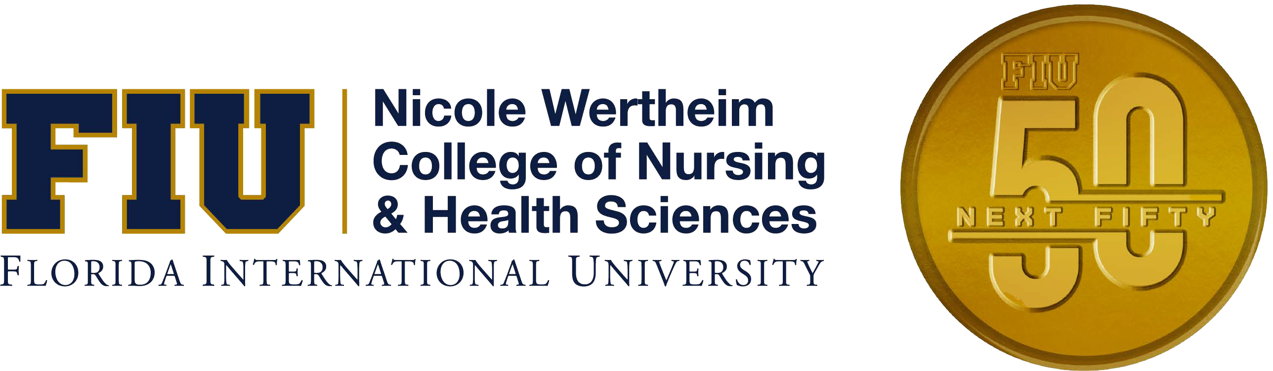 FIU Nursingn 50th Anniversary logo