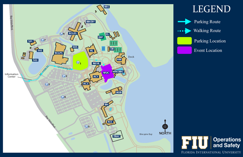 Map of the WUC building