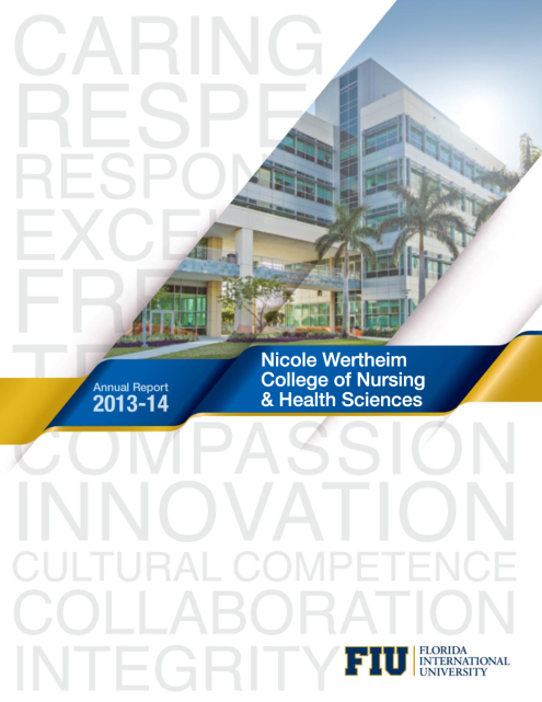 NWCNHS Annual Report 2013-2014