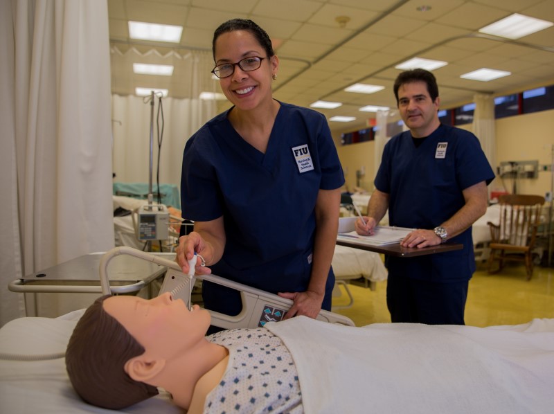 Image of FIU nursing students